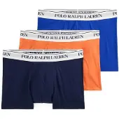Ralph Lauren Boxershorts 'Classic' blå / marinblå / orange / vit