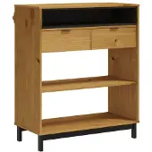 vidaXL FLAM barbord, 92x45x110 cm, massivt furuträ