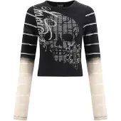 Ed Hardy T-shirt 'Spectrum Skull' svart