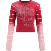 Ed Hardy T-shirt rosa / röd / vit