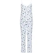LASCANA Pyjamas marinblå / vit