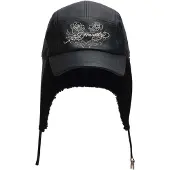 Ed Hardy Mössa 'Rose Aviation' svart