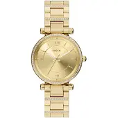 Fossil Analog klocka 'CARLIE' guld
