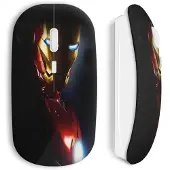 CAPACHEAP Souris sans fil iron man black red