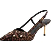 Tamaris Slingback pumps brun / svart