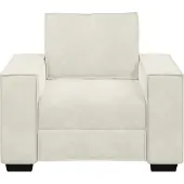 vidaXL Soffstol gräddvit 100x78x84 cm sammet