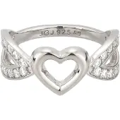 Elli Ring 'Heart' silver