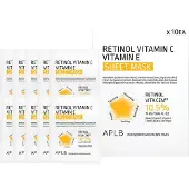 APLB , Retinol Vitamin C, Vitamin E Skönhetsservett, 10 Servetter, 0,85 fl oz (25 ml) Varje