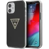 GUESS GUHCP12SPCUMPTBK iPhone 12 mini 5,4" svart/svart hårda fodral Metallic Collection