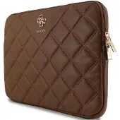 GUESS Quiltat 4G-skydd för en 14" bärbar dator - brun