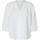 Selected Cleo-alberta Linen Blend 3/4-ärmsskjorta