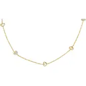 Fossil Halsband 'Sutton' guld