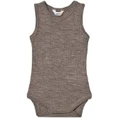 Joha Body u/ä - Ull - Brunmelerad - - 60 - Body U/Ä