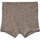 Joha Boxershorts - Ull - Brunmelerad - - 90 - Boxershorts