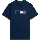 Tommy Hilfiger Brand Love Text Box T-shirt Med Korta ärmar
