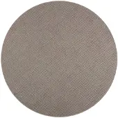 vidaXL Områdesmattor Rund LUGO Taupe Ø 160 CM Polyester