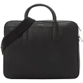 Calvin Klein Embossed Allover Emblem Logo Commuter Bag