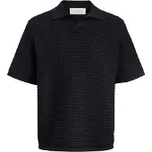 Jack & jones Nantucket Knit Split Neck Kortärmad Polotröja