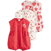 Next Overall kräm / rosé / röd