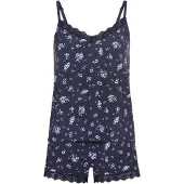LASCANA Pyjamas blå / vinröd