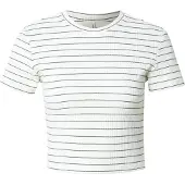 ONLY T-shirt 'ONLANITS' grå / vit