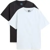 Vans T-shirt svart / vitmelerad