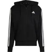 Adidas Essentials 3 Stripes French Terry Sweatshirt Med Dragkedja