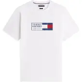Tommy Hilfiger Logo Jersey Crew Neck T-Shirt