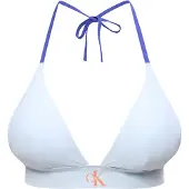 Calvin Klein Halter Triangle Bikini Top CK Monogram