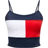 Tommy Hilfiger Signature Colour Blocked Tankini Top