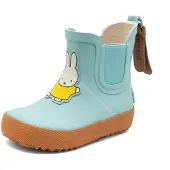 Bisgaard Gummistövel 'Miffy x ' ljusblå / gul / svart / vit