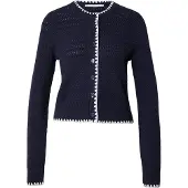 Abercrombie & Fitch Kofta marinblå / vit
