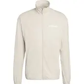 Adidas - Vandringskläder - Multi Climawarm FZ Fleece Jkt M Wonder Alumina för Unisex - Storlek S - Beige