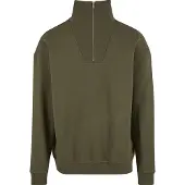 Urban Classics Cut&sew Tröja Med Halv Dragkedja