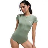 Roxy - Essentials Zipped Cs Oil Green för Unisex - Storlek M - Grön