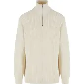 Urban Classics Rib Basic Halv Dragkedja Tröja