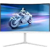 Philips Evnia 5000 32M2C5501 - LED-skärm - spel - böjd - 32 (31.5 visbar) - 2560 x 1440 QHD @ 180 Hz - Fast VA - 3500:1 - HDR10 - 0.5 ms - 2xHDMI, DisplayPort - vit