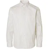 Selected Skjorta 'SLHFilip' beige / vit
