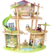 Hape Pandabjörnarnas Bambuhus-figur
