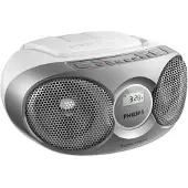 Philips Philips: Boombox CD/FM-radio Silver