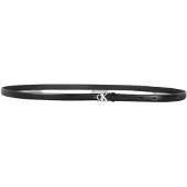 Calvin Klein Full Grain Leather Skinny Logo Belt