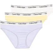 Calvin Klein 3 Pack Girls Bikini Briefs Icon Cotton Stretch