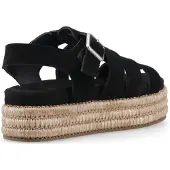 Hush puppies Rosetta Gladiator Läder Sandaler för Dam Svart/Tan