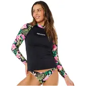 Rip Curl Molokai Floral Insert Långärmad Rash Guard