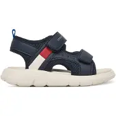 Tommy Hilfiger Sandaler - Uppdrag - Marinblå m. Logo - - 29 - Sandal