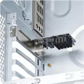 StarTech.com Startech 1-Port 5G Gigabit PCIe Network Adapter Card, TAA Compliant - Nätverksadapter - PCI Express 3.1 x1 låg profil - 5GBase-T x 1 - svart - TAA-kompatibel