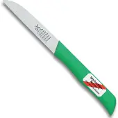 Robert Herder straight classic 1966 peeling knife, green, 8,5 cm