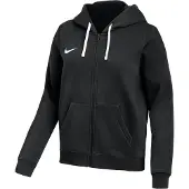 Nike Luvtröja Park 26 Fleece Full Zip - Svart/Vit Dam, storlek X-Large