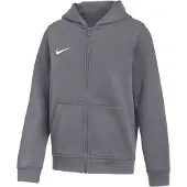 Nike Luvtröja Park 26 Fleece - Grå/Vit Barn, storlek Large