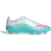 Adidas F50 Messi Elite Fg Aurora Radiante - Vit/lucid Pink/flash Aqua - Gräs (Fg), storlek 44